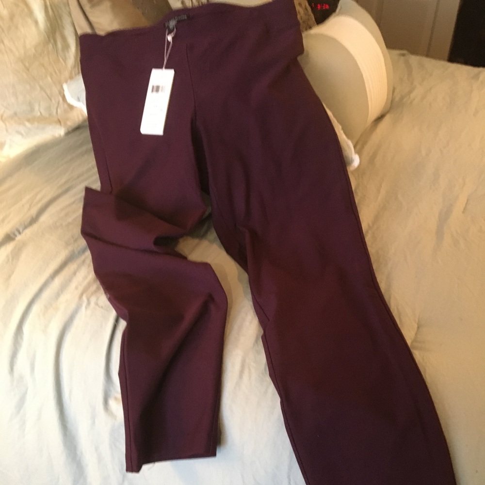Eileen fisher  crepe cranberry pants
